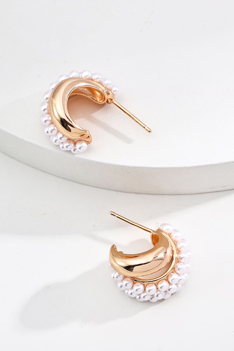 Faux-Pearl-Earrings-Gold