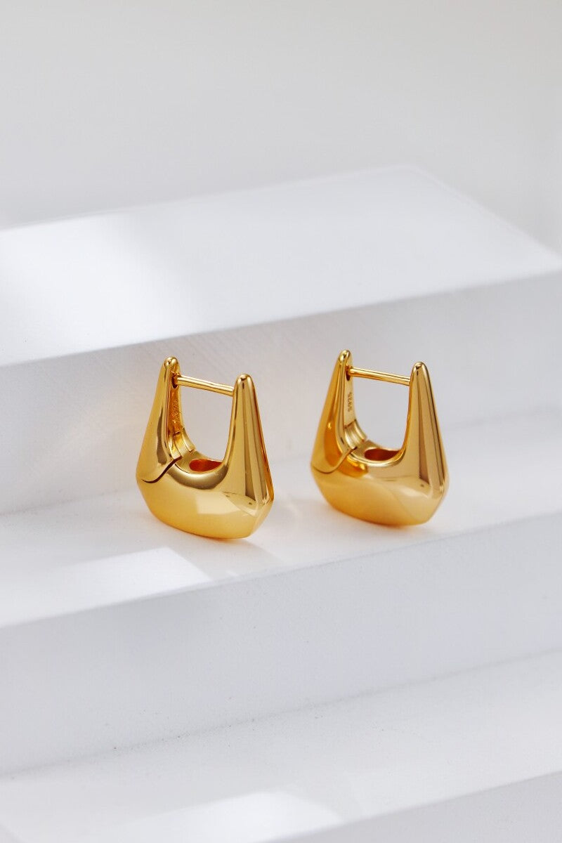 Geometric-Earrings-Gold