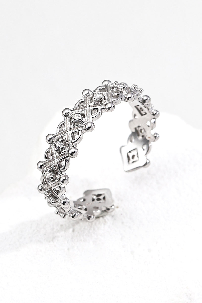 Zirconia-Ring-Silver