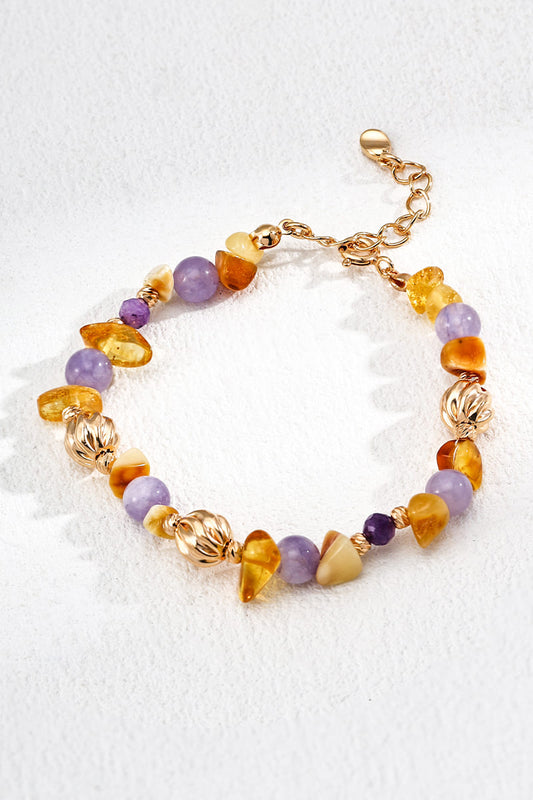 925-Silver-Amber-Gold-Bead-Bracelet