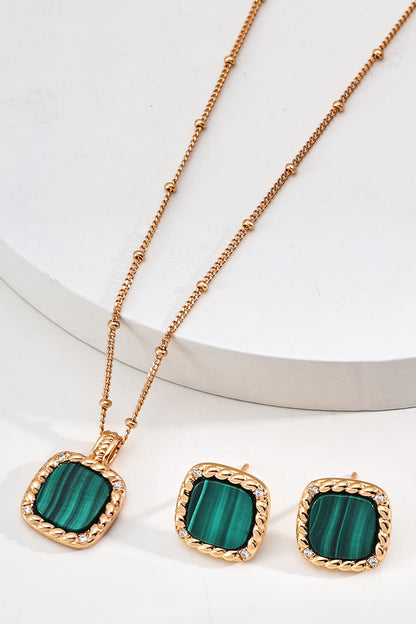 925-Silver-Malachite-Women_s-Jewelry-Set
