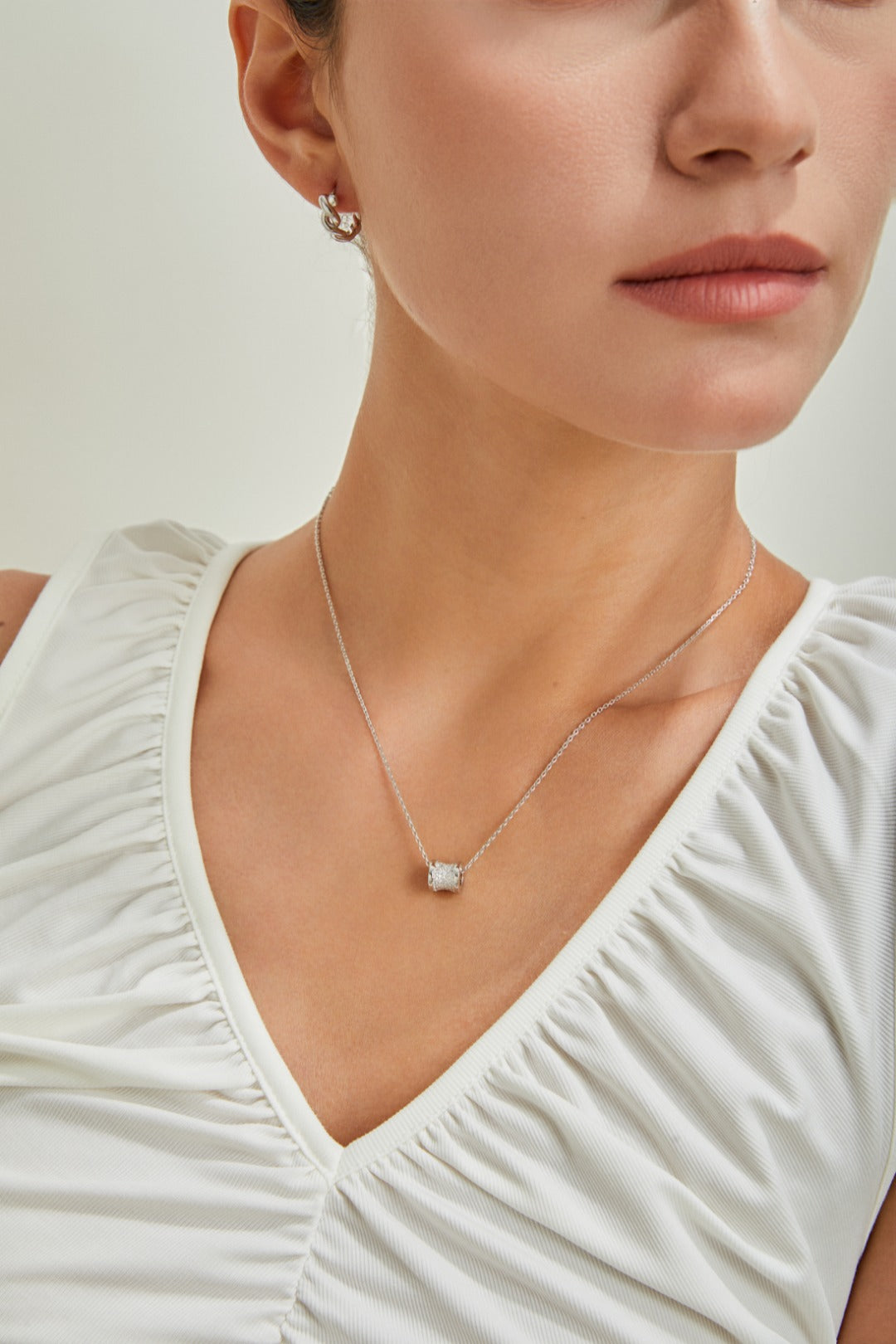 925-Silver-Necklace-Vintage-Gold-Inlaid-Zirconia