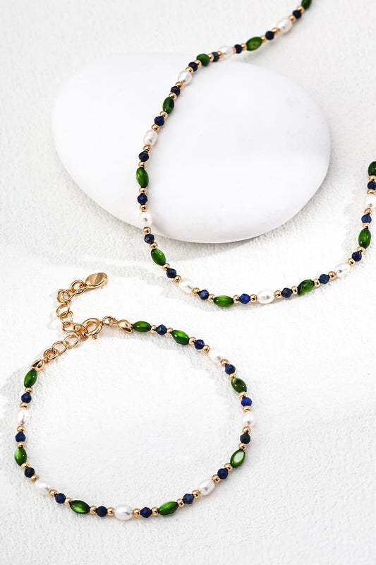 925-Silver-Vintage-Beaded-Jewelry-Set