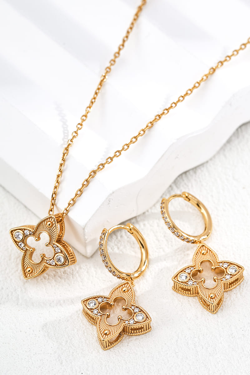 925-Silver-Vintage-Zircon-Jewelry-Set