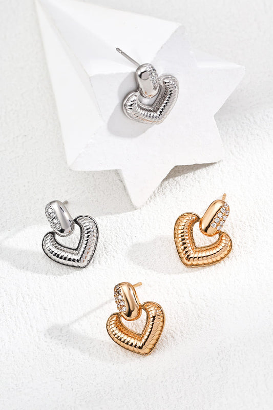 925-Sterling-Silver-Zircon-Heart-Earrings