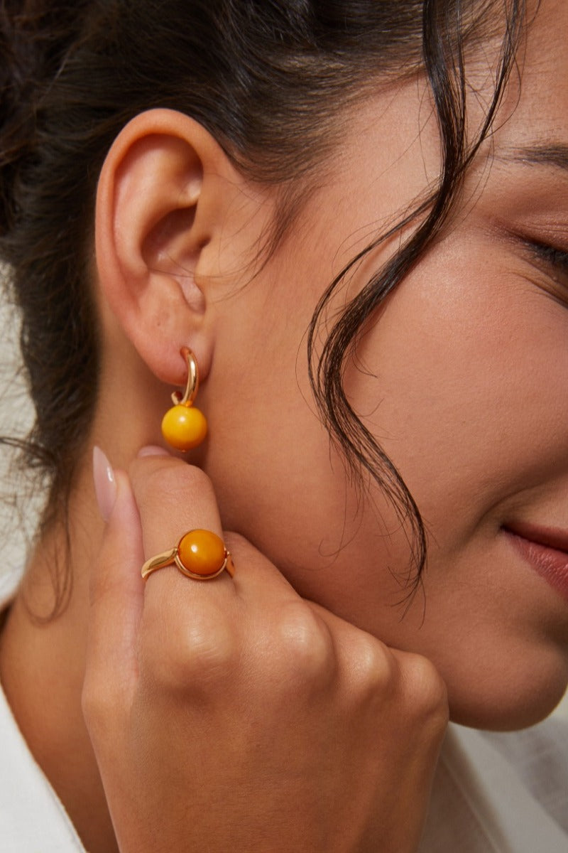 Antique-Amber-Statement-Ring-Bohemian