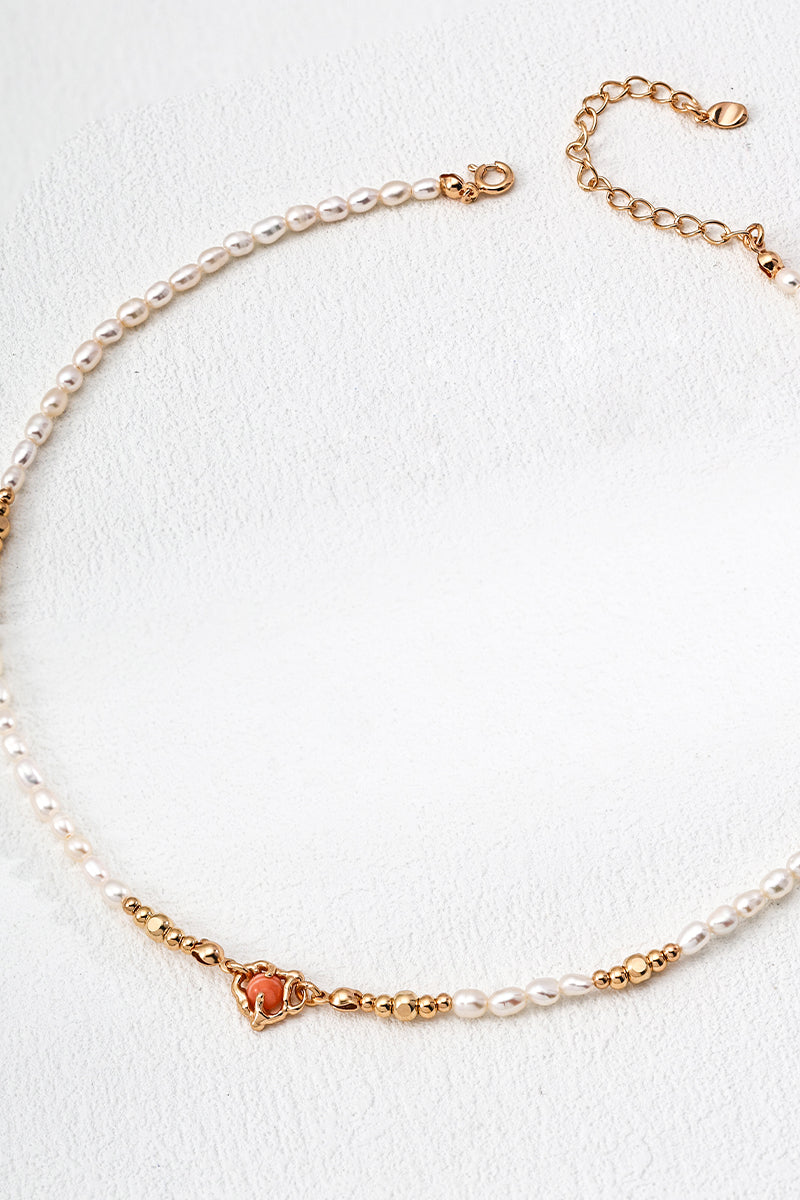 Boho-Necklace-Red-Rhodochrosite-Beads