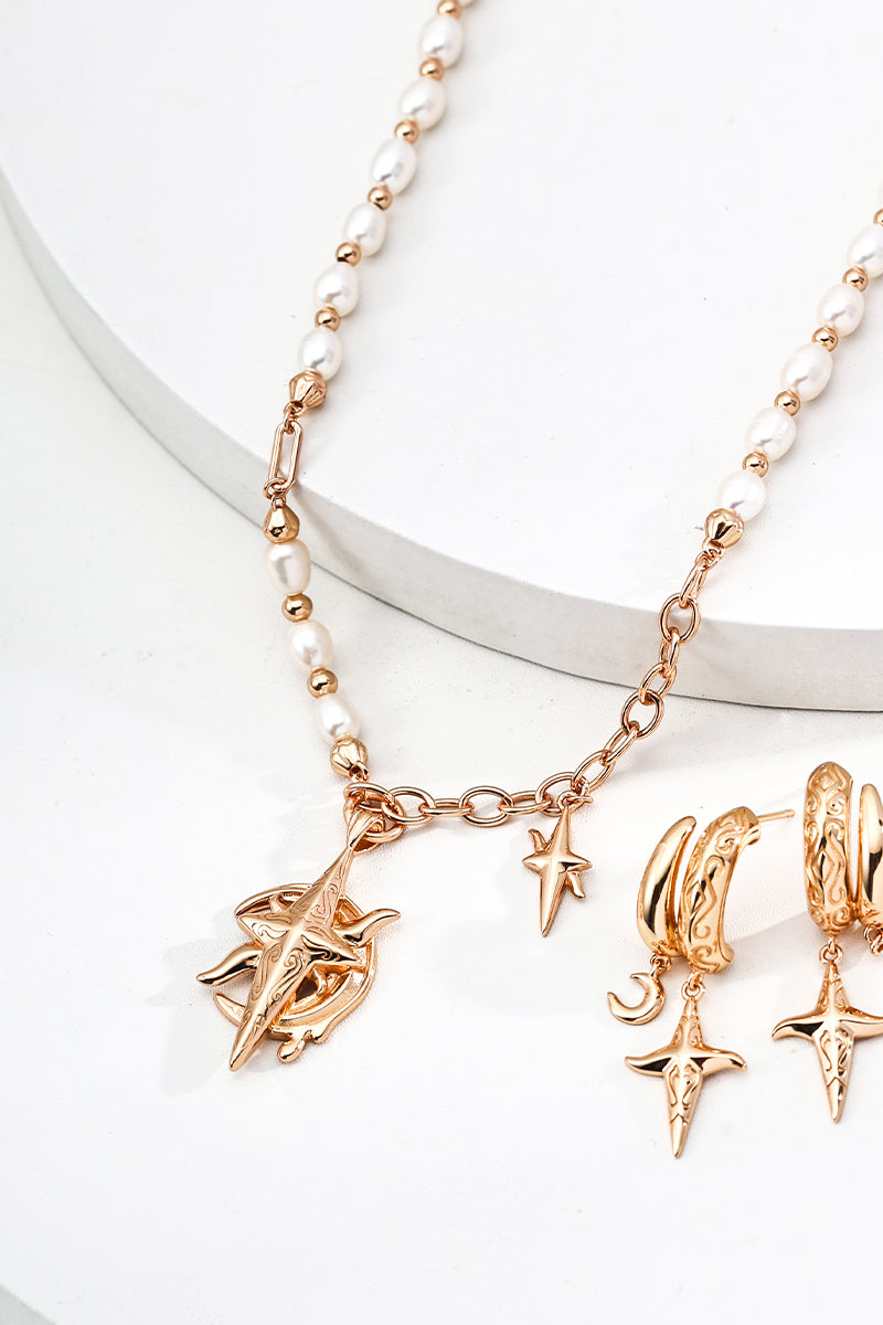 Celestial-Necklace-Moon-Star-Pearl-Beaded-Jewelry
