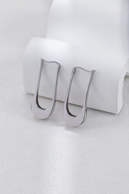 Chain-Earrings-Silver