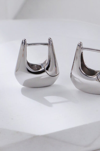 Geometric-Earrings-Silver