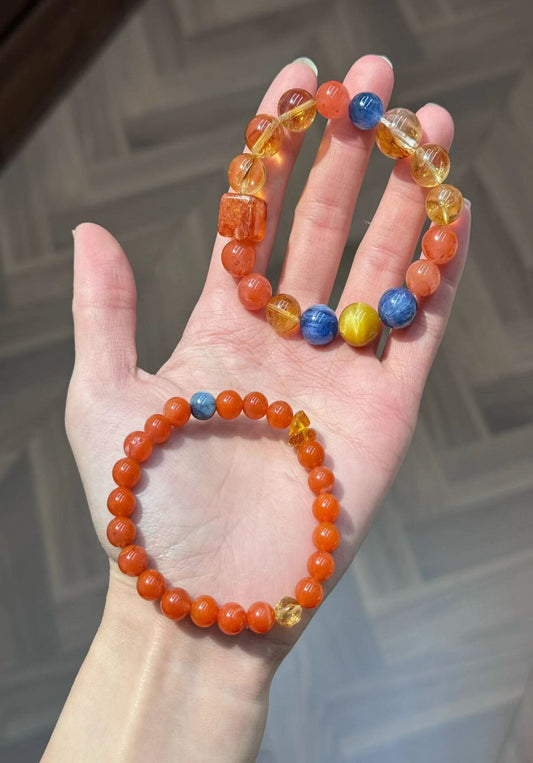 Glass-Bead-Bracelets-Bicolor-Natural-Crystal