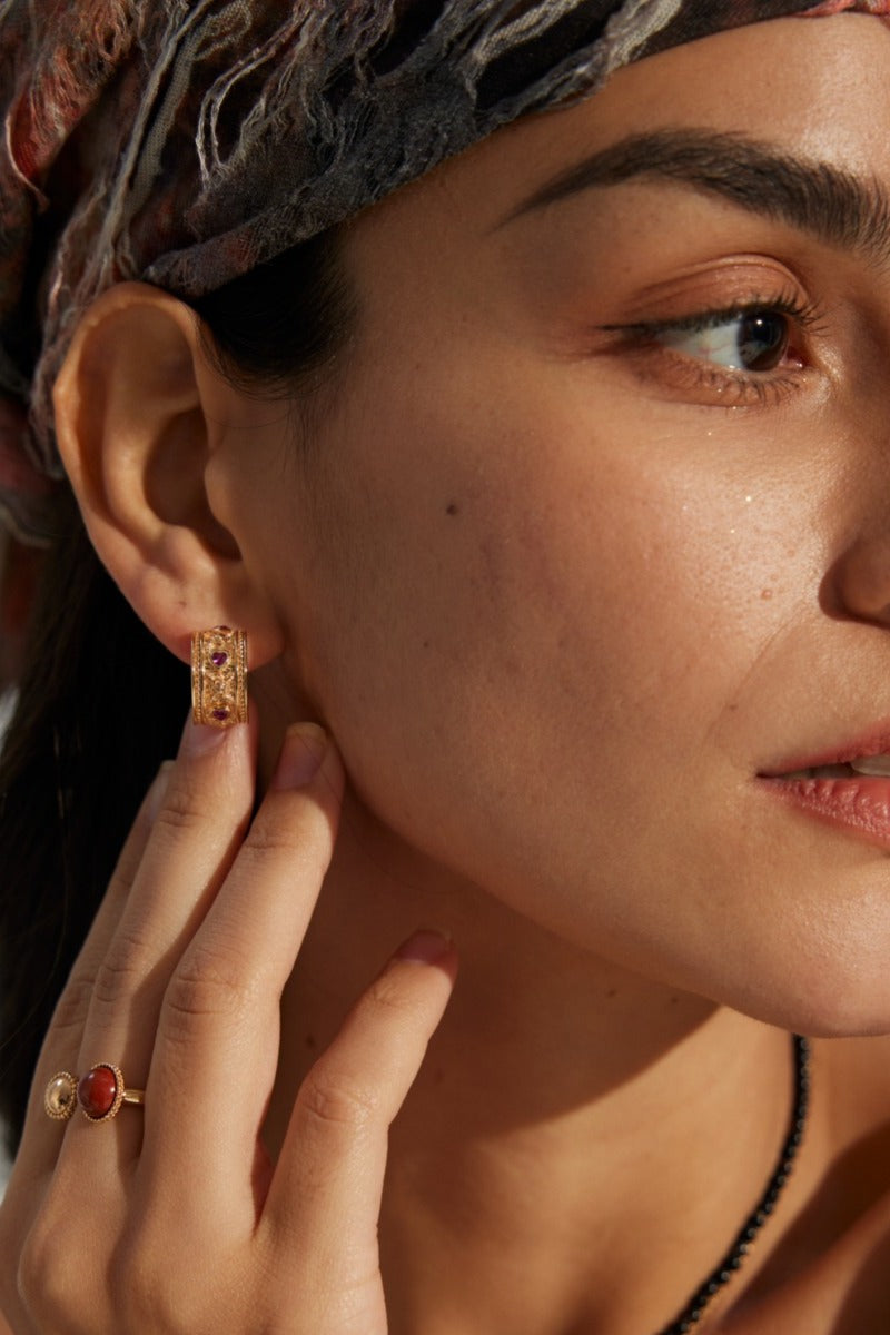 Hypoallergenic-Earrings-Heart-Shaped-Zirconia
