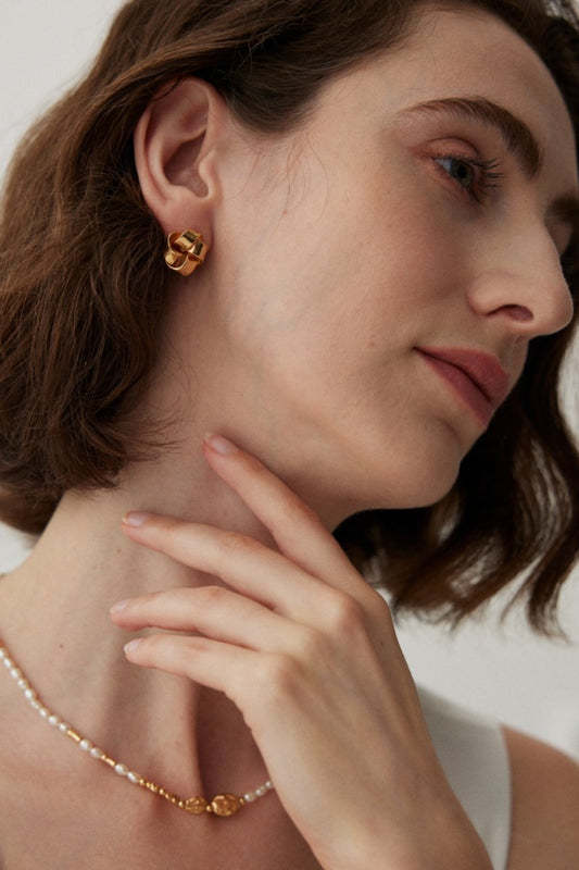 Knot-Earrings-Minimalist-Stud-Jewelry