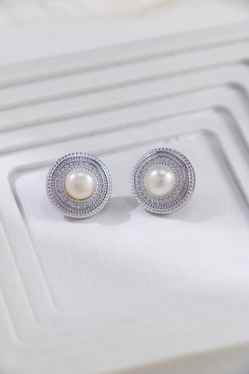 Pearl-Earrings-Silver