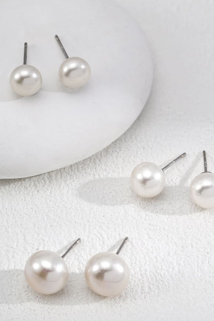 Pearl-Stud-Earrings-Silver