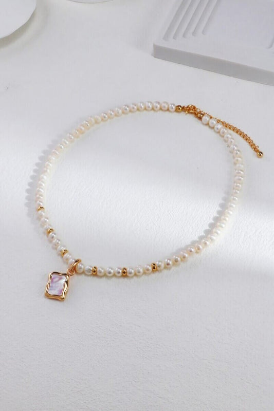 Pearls-Necklace-White-Shell-Double-Sided-Pendant