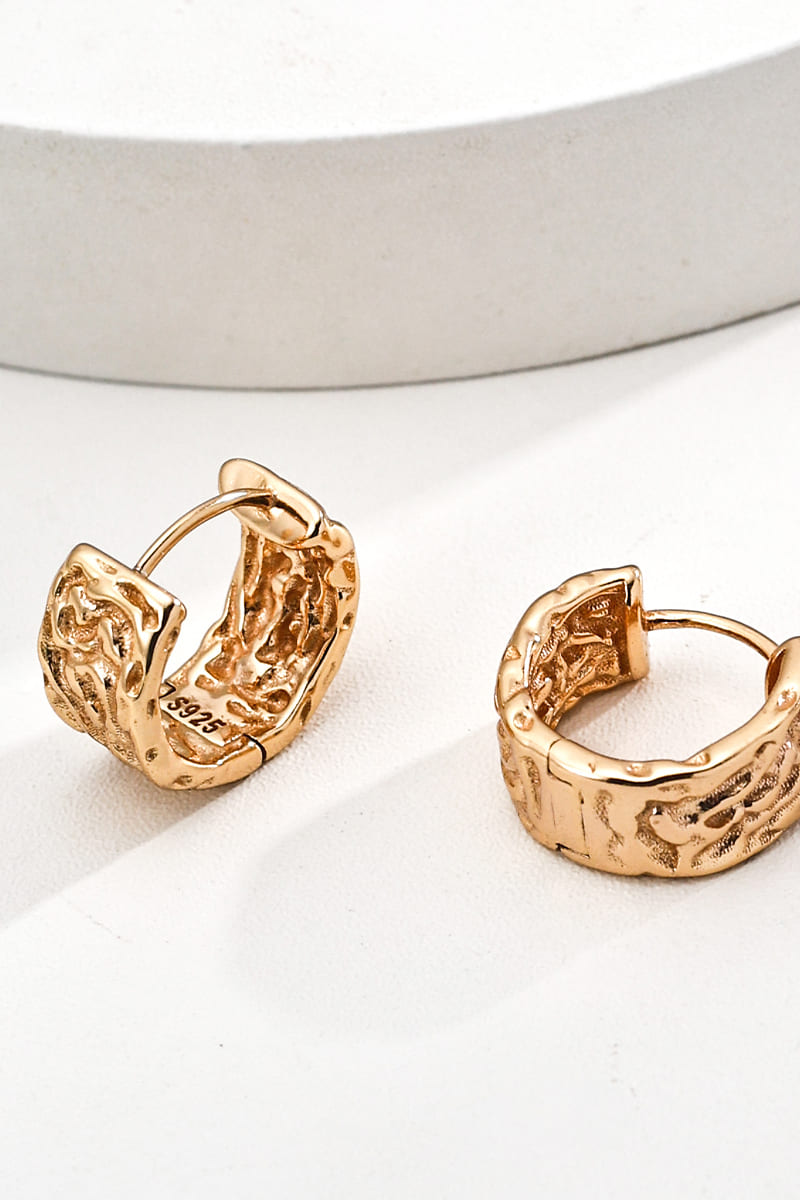 Silver-Hoop-Earrings-Gold