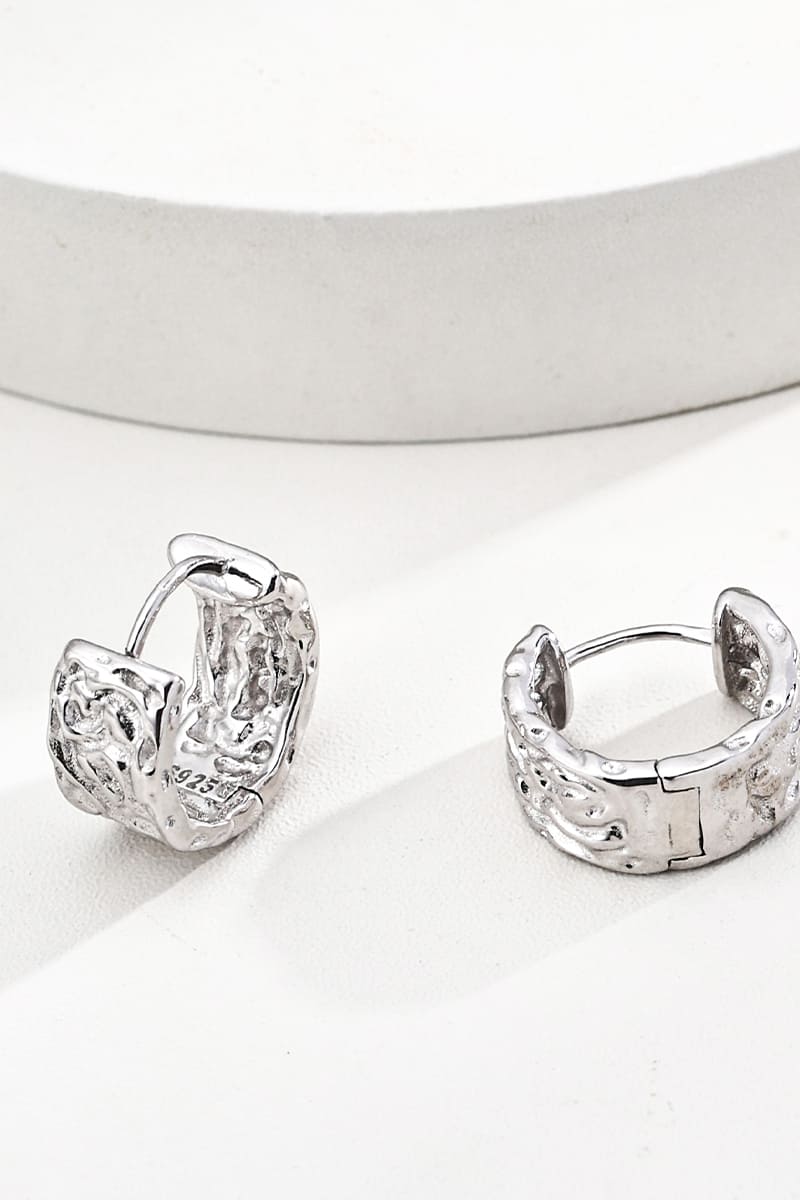Silver-Hoop-Earrings-Silver