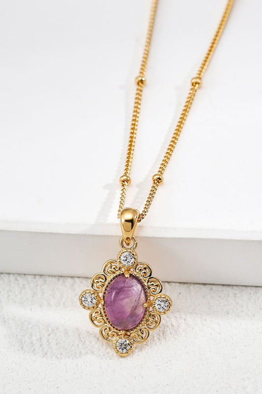 Silver-Necklace-Women-Gold