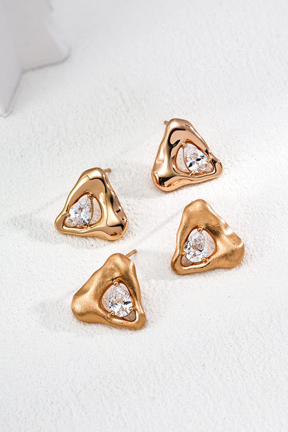 Simple-Triangle-Zircon-Silver-Stud-Earrings