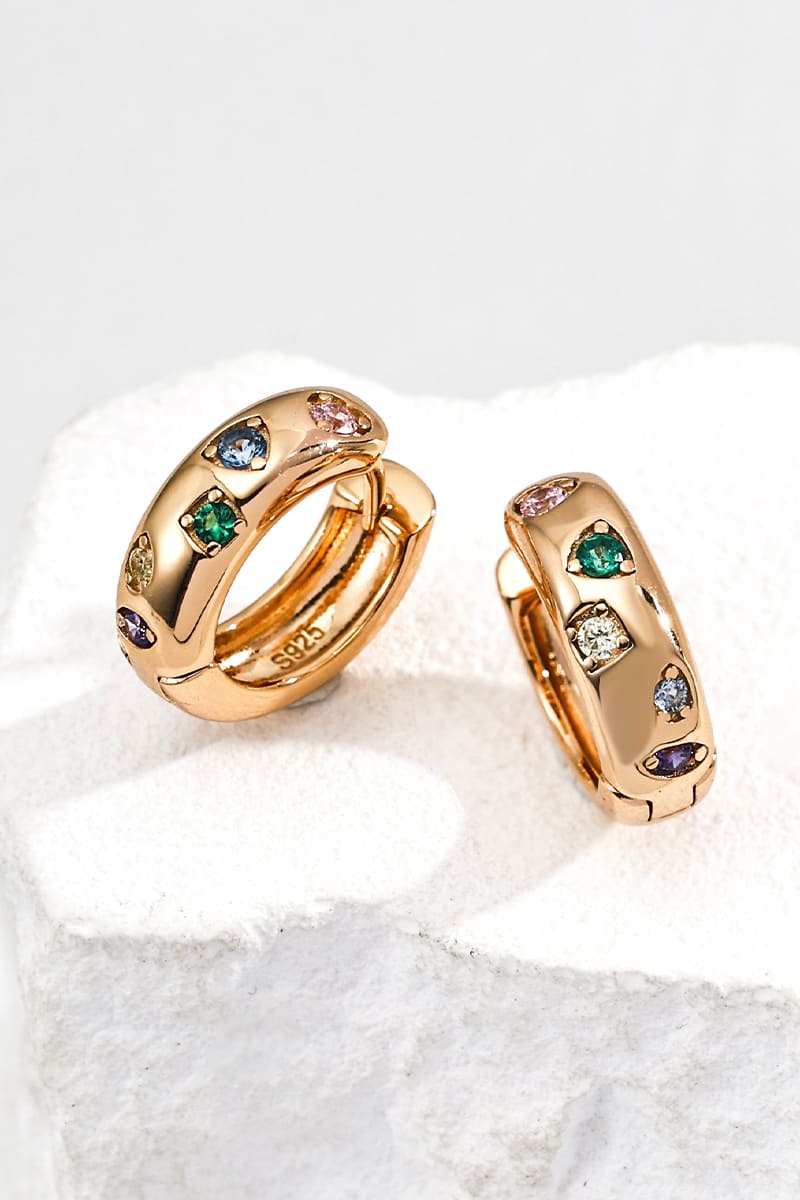 Vintage-Zircon-925-Sterling-Silver-Earrings