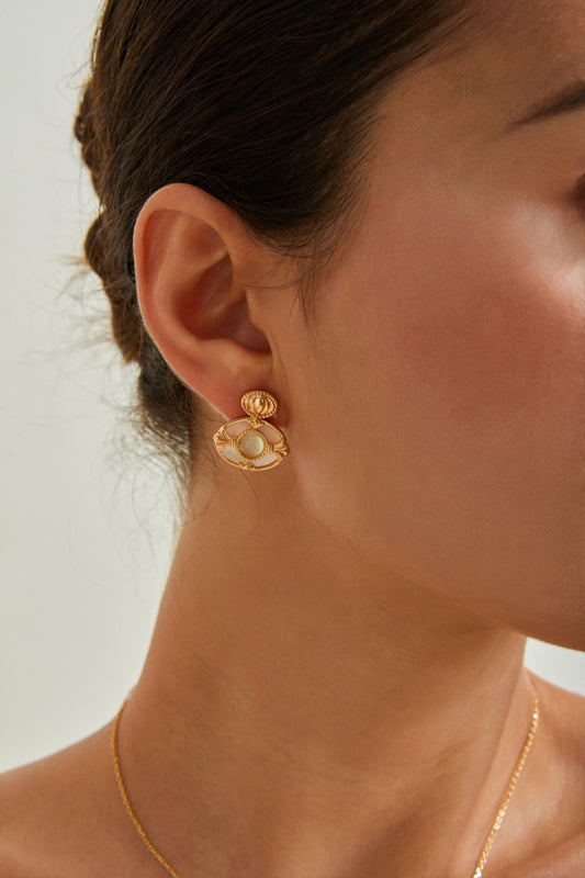 Women_s-Earrings-Vintage-Golden-Grape-Chalcedony