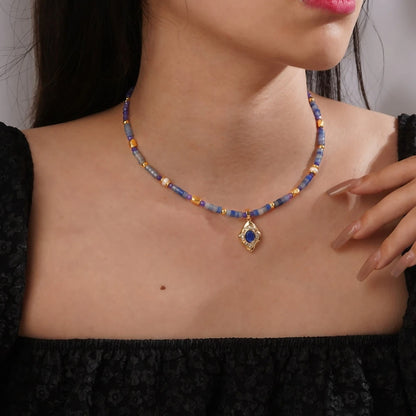 XL-005-Lapis-Lazuli-Beaded-Necklace-04