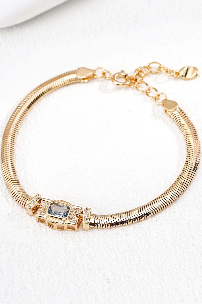 Zircon-Bracelet-Gold