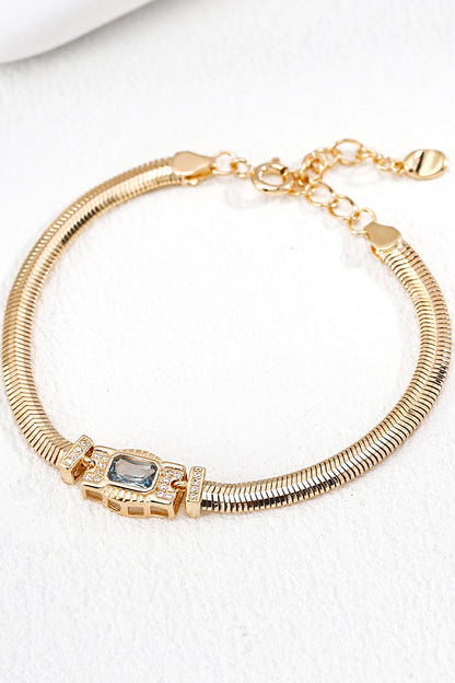Zircon-Bracelet-Gold