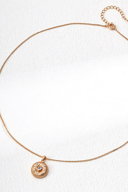 Zircon-Necklace-Gold